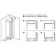  Frigorífico 1 puerta integrable, 122.5 x 56 cm, Sistema de integración de puerta fija Balay 3FIE434S